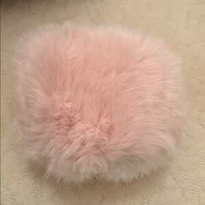 Elegant new Pink Faux Fur Hat.